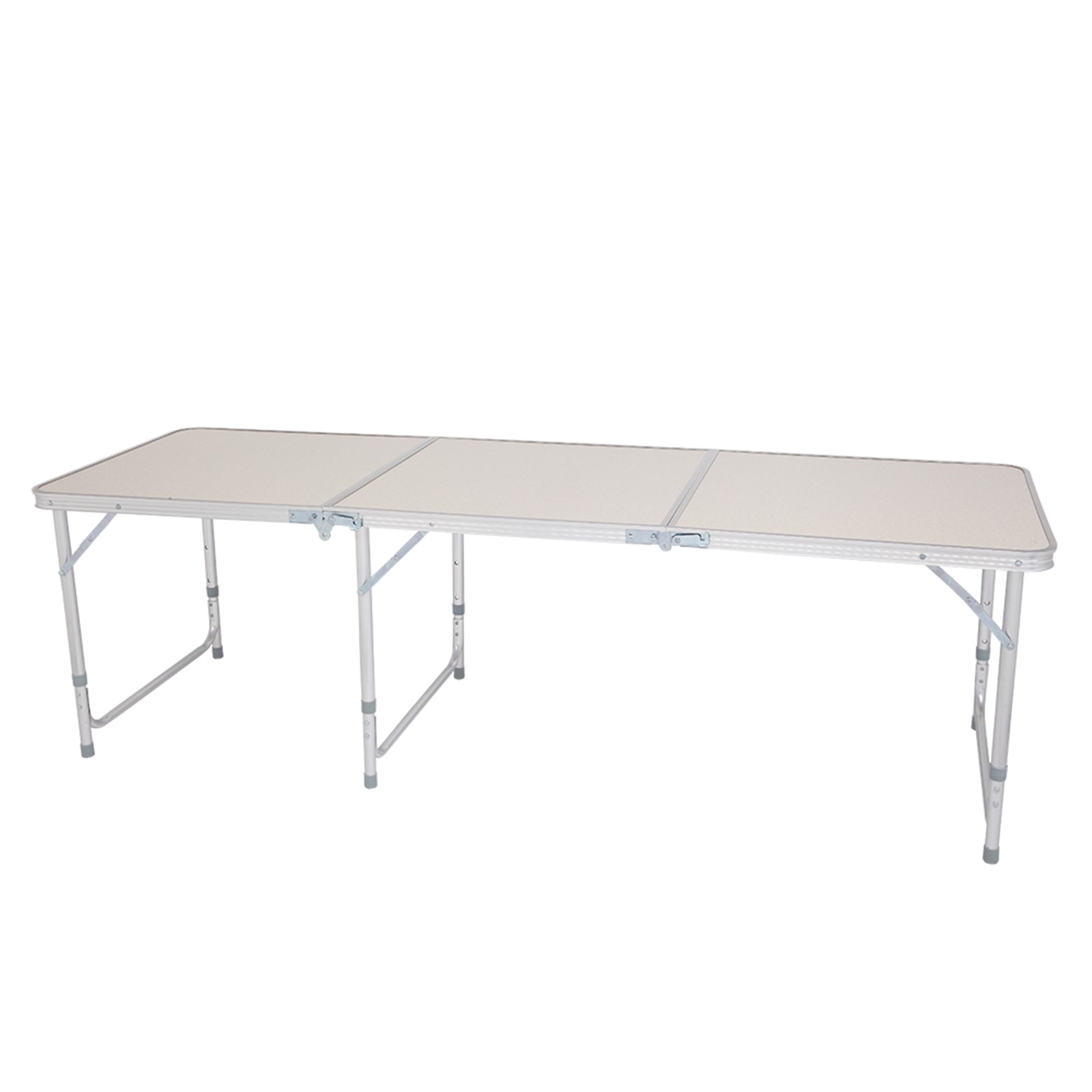 180 x 60 x 70cm Home Use Aluminum Alloy Folding Table White