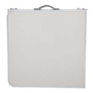 180 x 60 x 70cm Home Use Aluminum Alloy Folding Table White