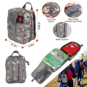 125 in 1 Survival Kits, Gifts for Men, Professional Survival Gear Equipment Tools First Aid Supplies for SOS Emergency Tactical Hiking Hunting Disaster Camping Adventures