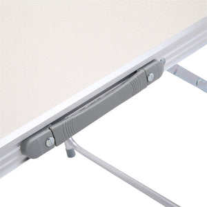 180 x 60 x 70cm Home Use Aluminum Alloy Folding Table White
