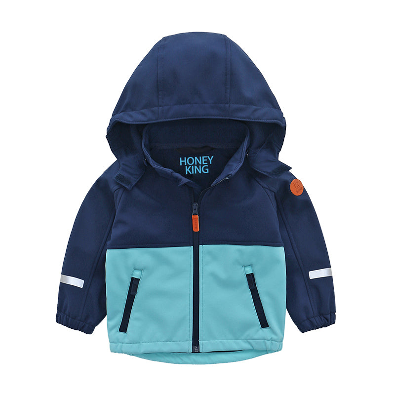 Kids Boys and girls softshell rain jacket baby boy clothes custom rain jacket