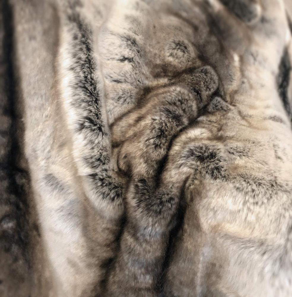 Cream Mink or Blush Super Soft Thick Warm shaggy Faux Fur Throw Blanket