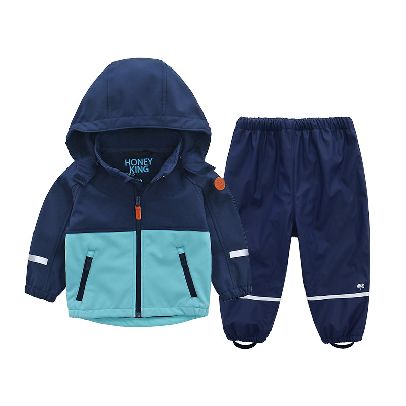 Kids Boys and girls softshell rain jacket baby boy clothes custom rain jacket