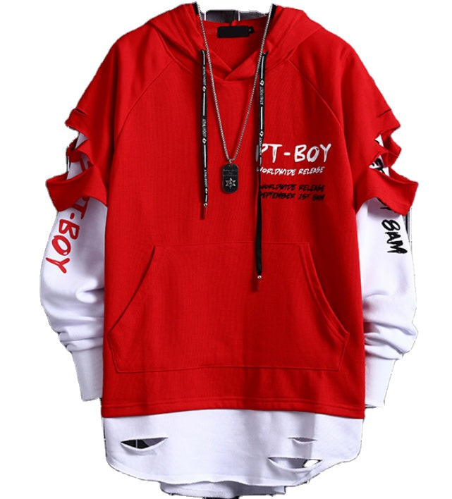 Streetwear Hip Hop Hoodie Mens T-Shirts