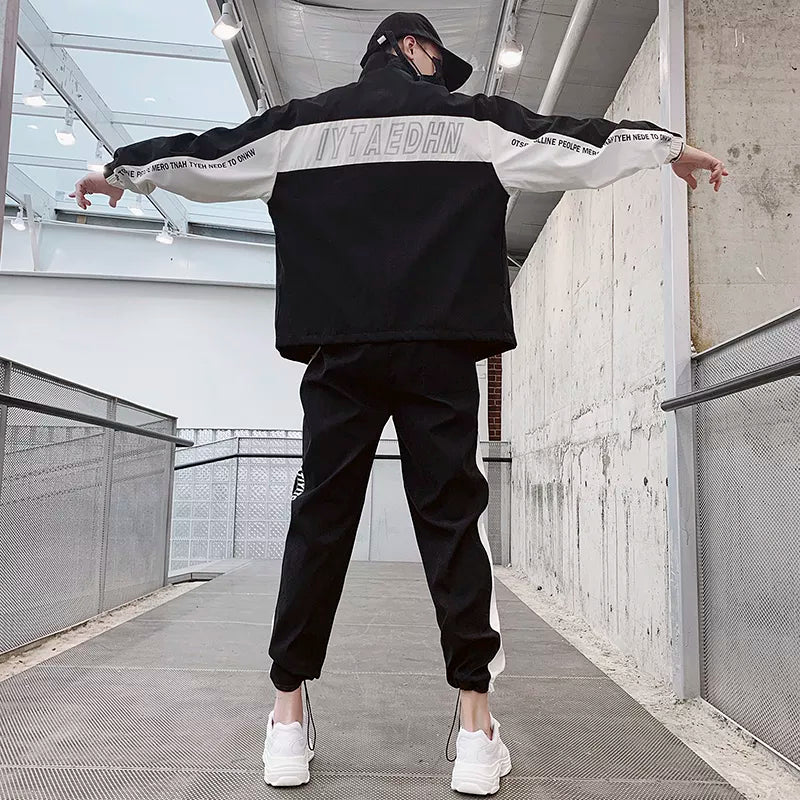 Men Sport Wear Casual Hip Hop Tracksuit