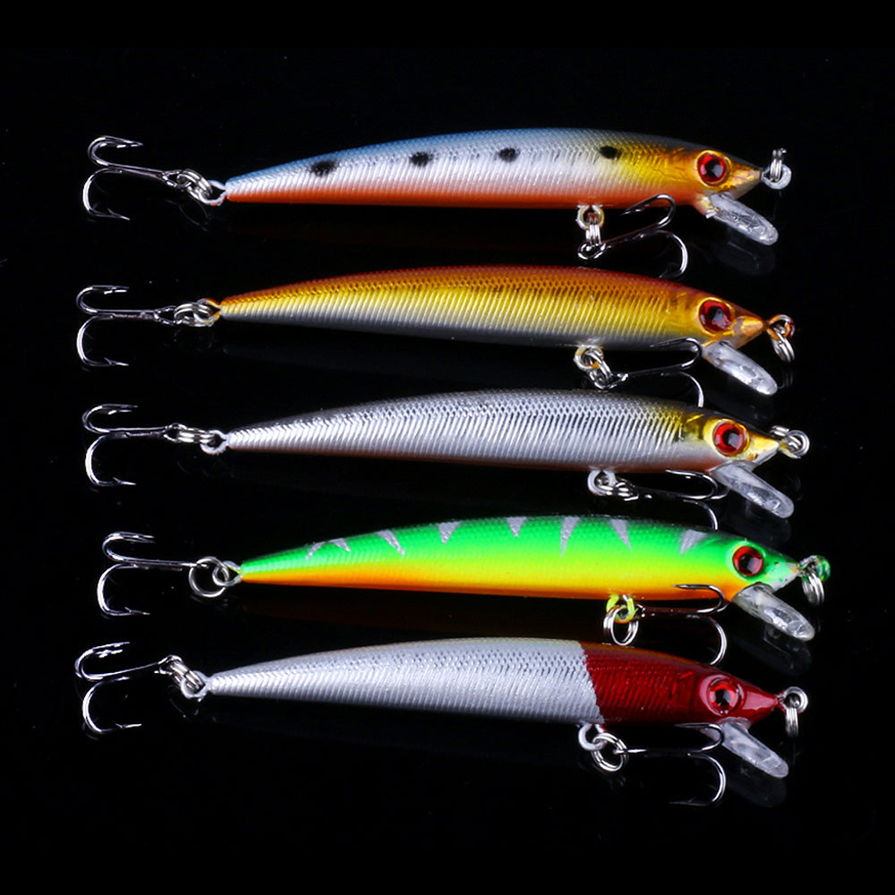 Fishing Lures 56 pcs/set Kit Mixed Including Minnow CrankBait Hooks Saltwater Freshwater Trout Bass