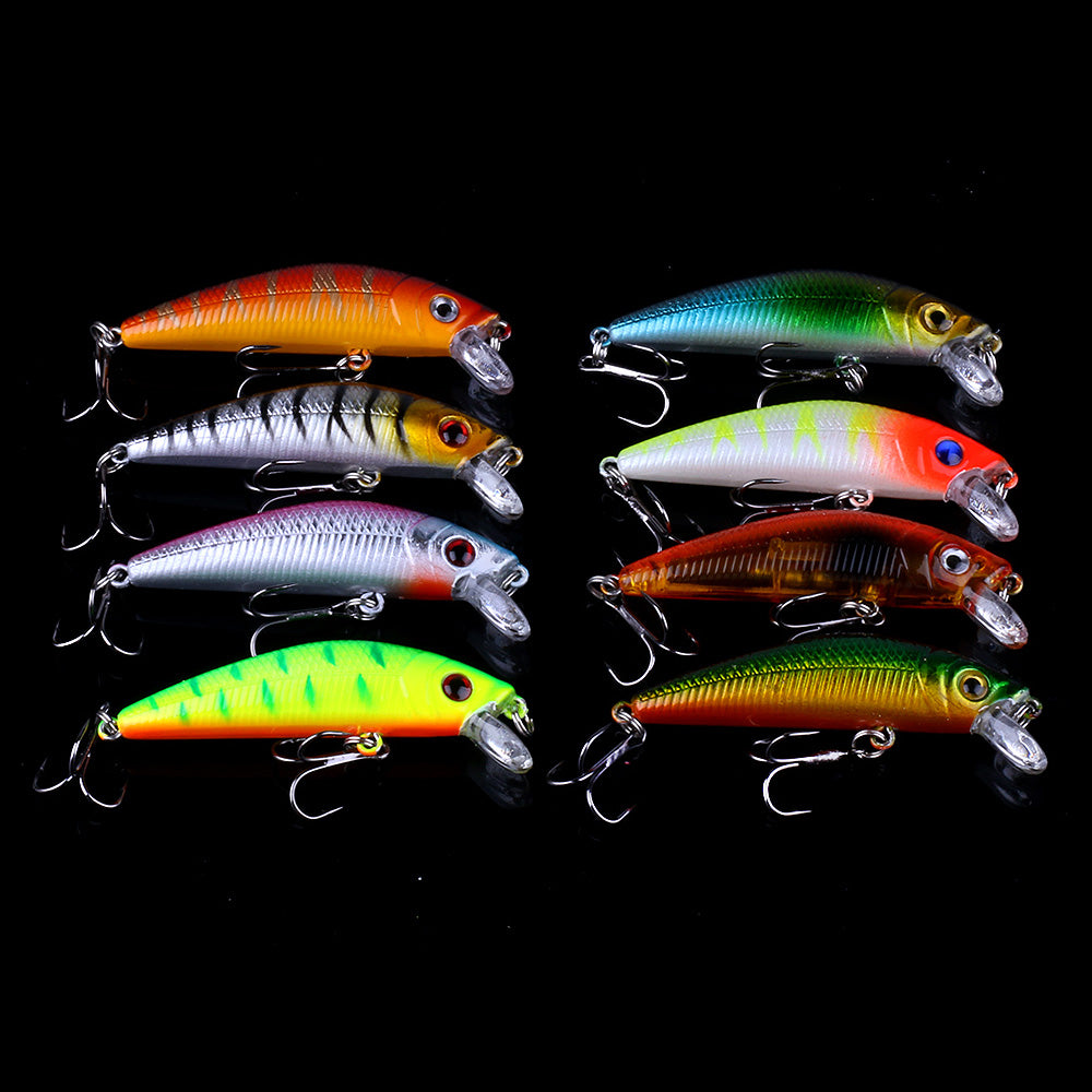 Fishing Lures 56 pcs/set Kit Mixed Including Minnow CrankBait Hooks Saltwater Freshwater Trout Bass