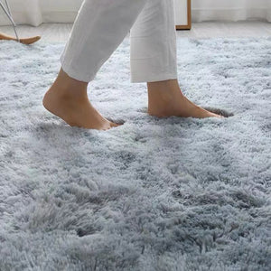 European style wool-like plain non-slip non-static carpet